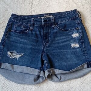 Universal Thread Jean Shorts with Rips